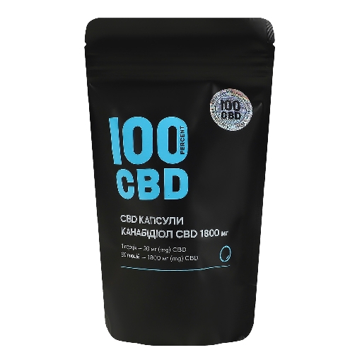 КАНАБІС CBD капс. 1800мг по 30мг cbd №60 купити за доступною ціною