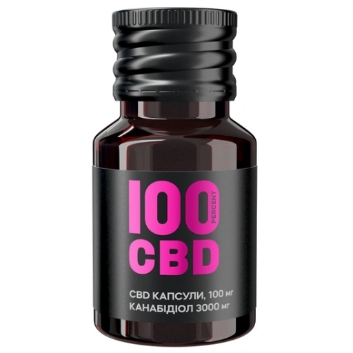 CBD М`які желатинові капс. 3000мг №30 100мг купити за доступною